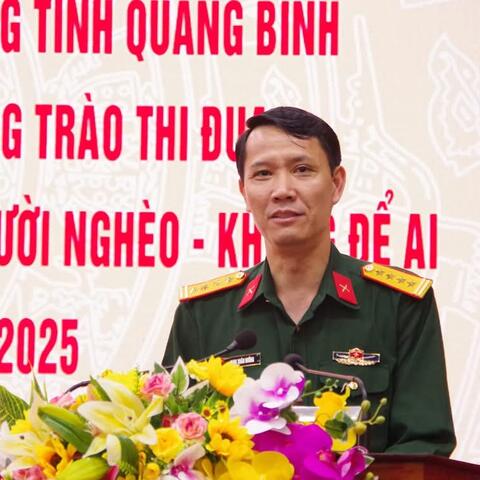 BỘ CHỈ HUY QUÂN SỰ TỈNH QUẢNG BÌNH  TỔNG KẾT 5 NĂM THỰC HIỆN PHONG TRÀO THI ĐUA CHUNG SỨC XÂY DỰNG NÔNG THÔN MỚI