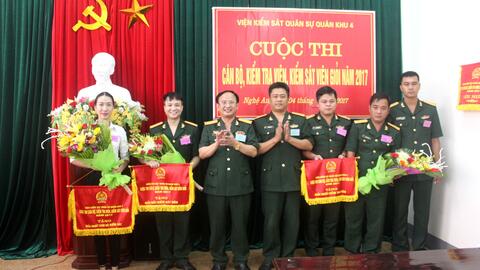 Viện kiểm sát quân sự quân khu: Thi cán bộ, kiểm tra viên, kiểm sát viên giỏi năm 2017