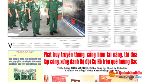 Số 1762 - 1763 Chào mừng Đại hội Thi đua Quyết thắng LLVT Quân khu giai đoạn 2014 - 2019